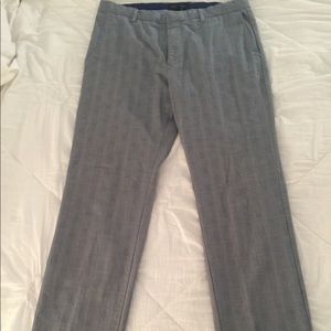 Banana Republic dress slacks pants gray pattern